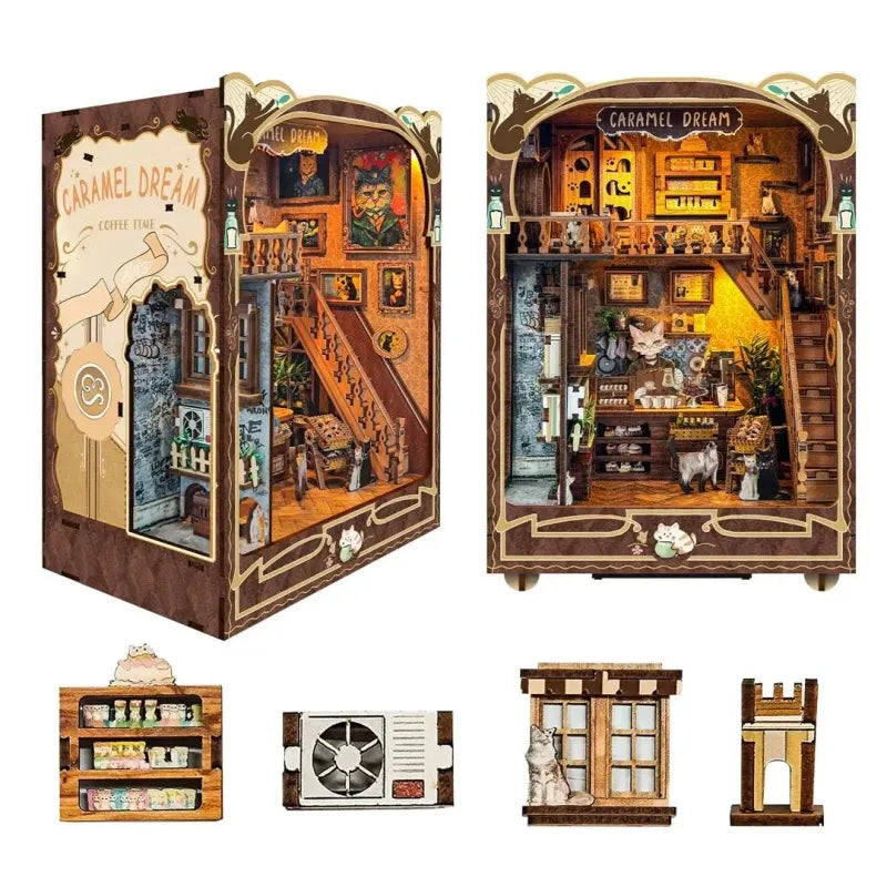 Book Nook Caramel Dream - Book Nook Studio