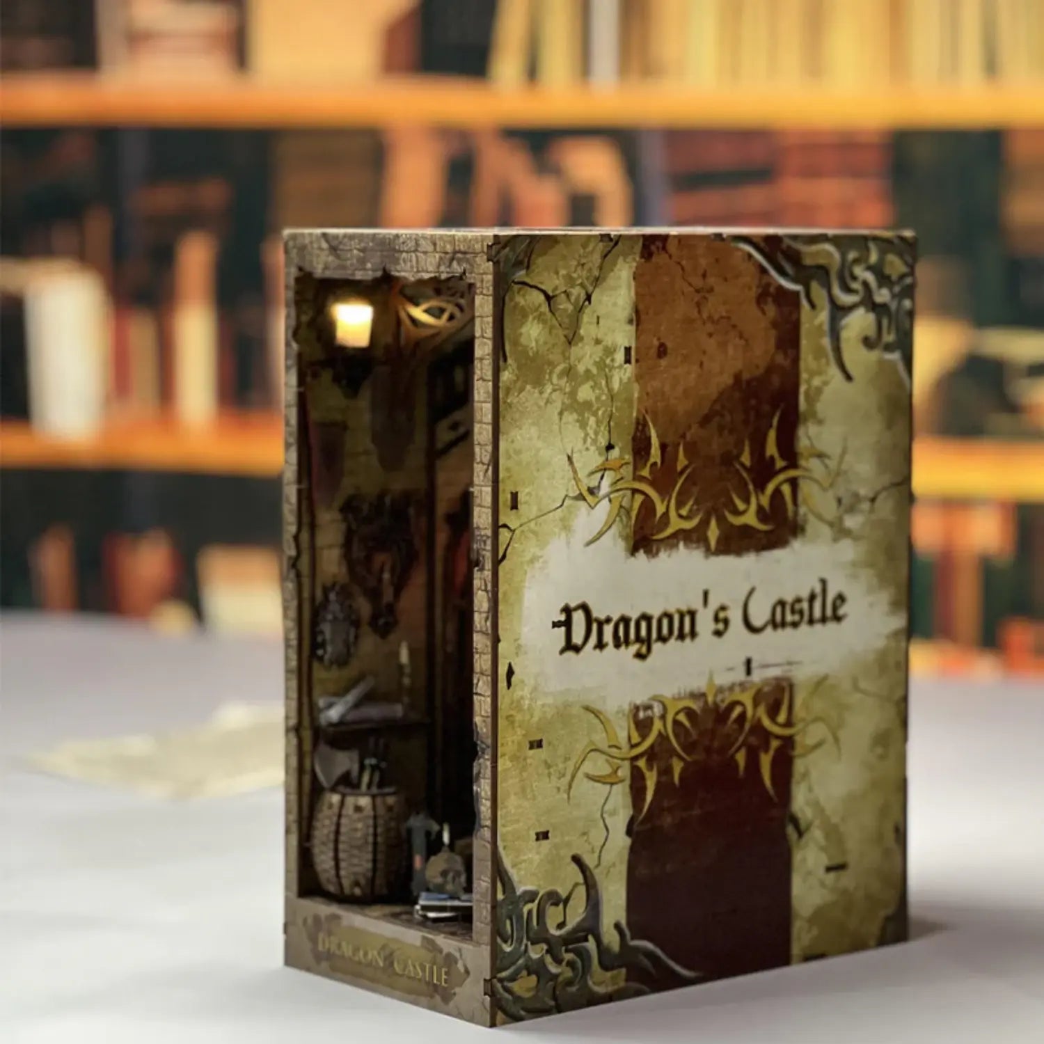 Book Nook Dragon Castle - Book Nook Studio