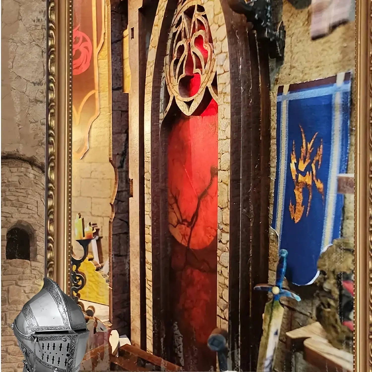 Book Nook Dragon Castle - Book Nook Studio