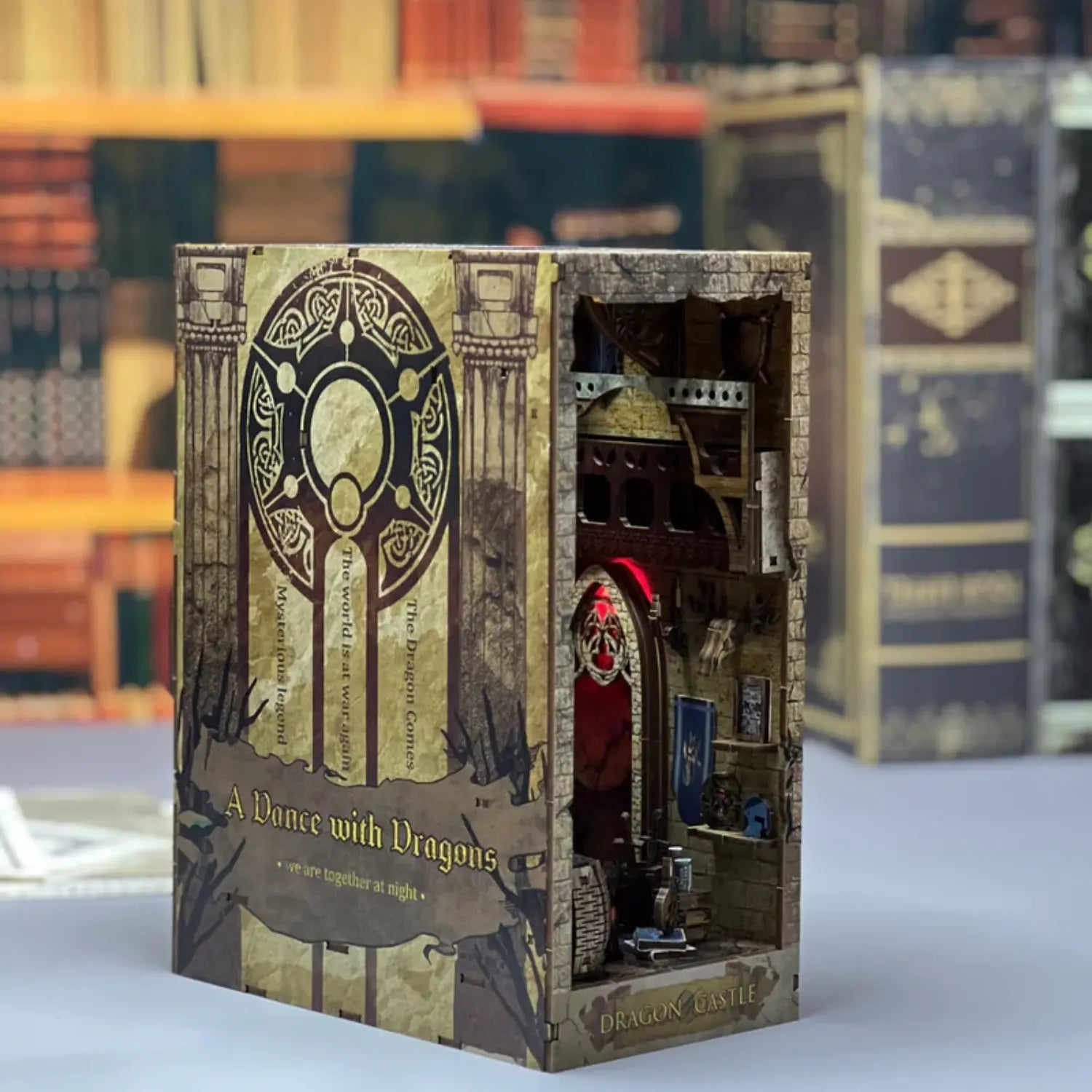 Book Nook Dragon Castle - Book Nook Studio