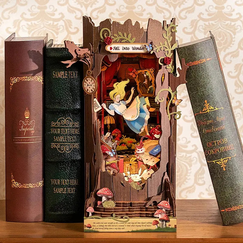 Book Nook Fall Into Wonder - Book Nook Studio