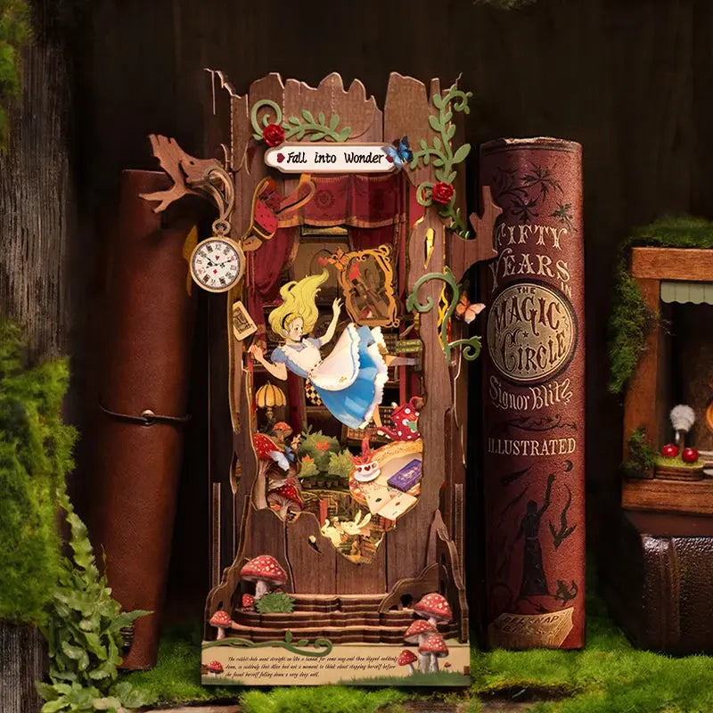 Book Nook Fall Into Wonder - Book Nook Studio