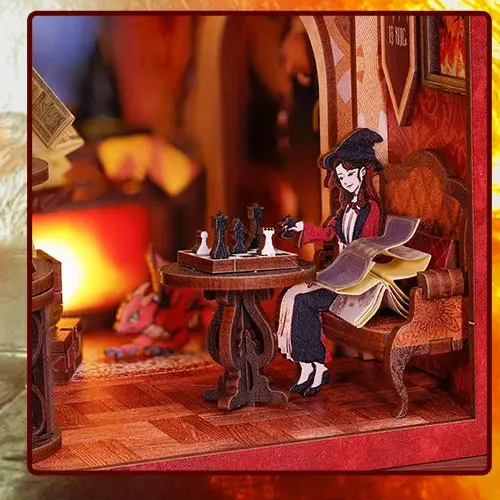 Book Nook Flame Common Room - Book Nook Studio