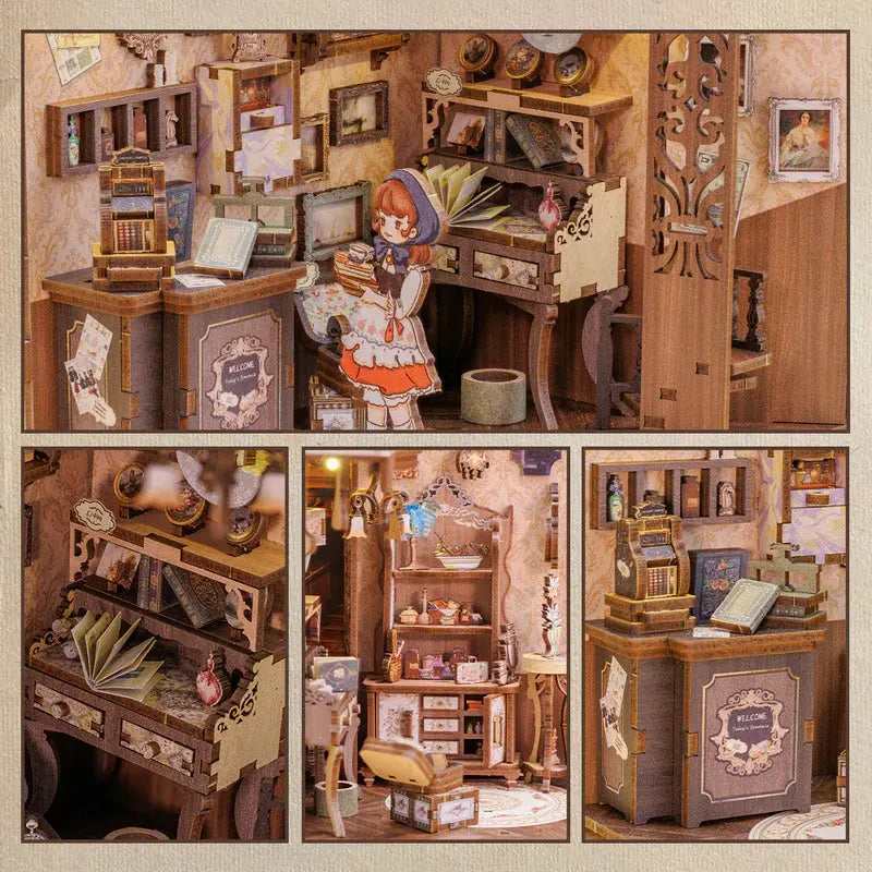 Book Nook Grandfather’s Antiques Store - Book Nook Studio