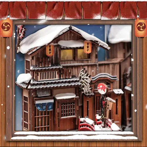 Book Nook Kyoto Snow Whisper - Book Nook Studio