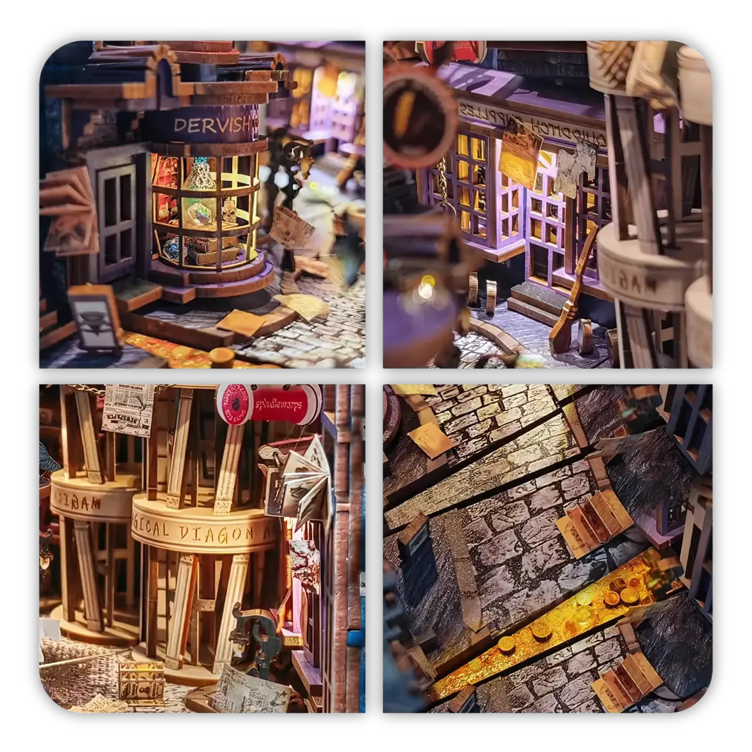 Book Nook Magic Night Alley - Book Nook Studio