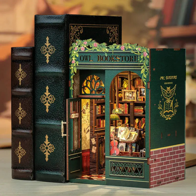 Book Nook Owl Bookstore - Book Nook Studio