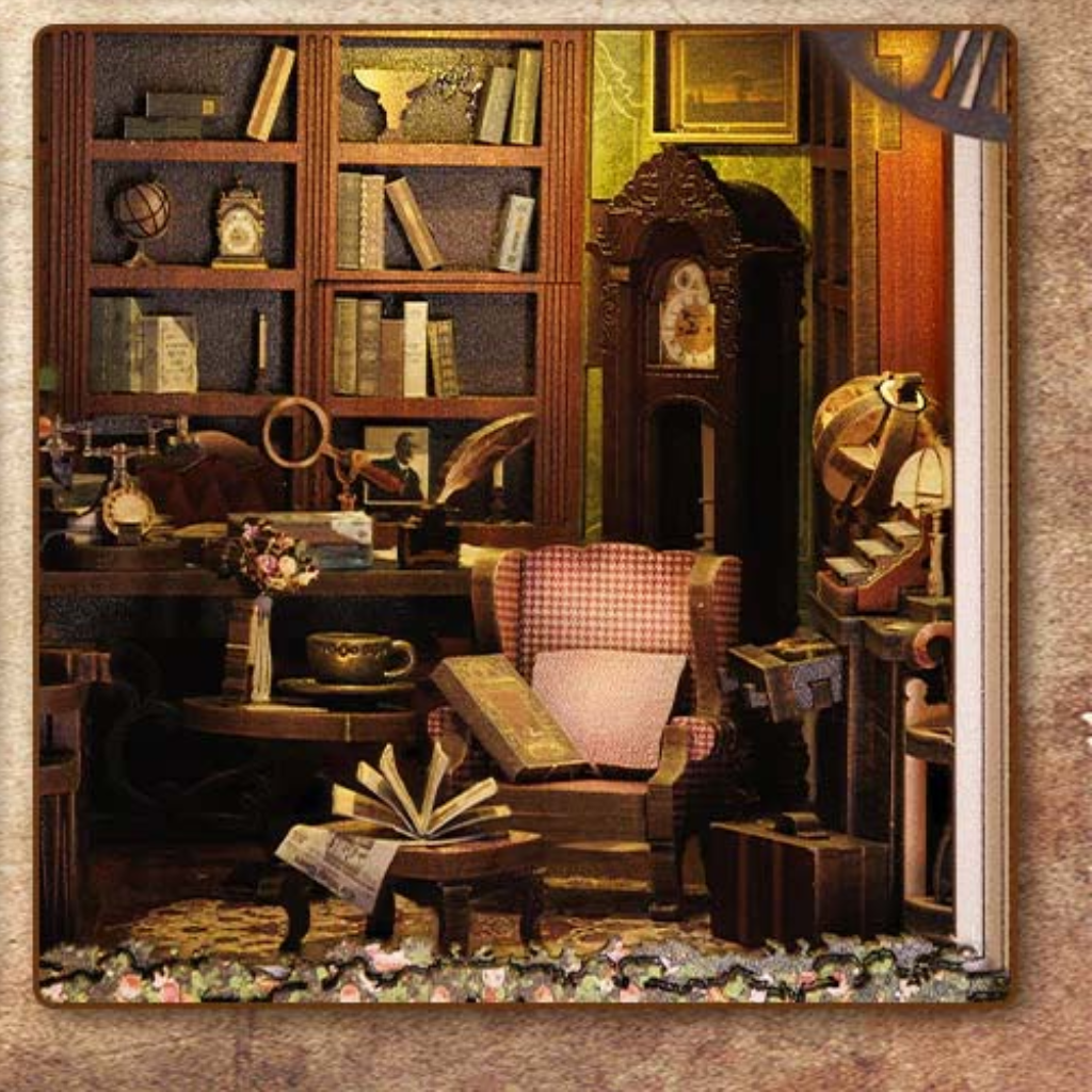 Book Nook Rose Detective Agency - Book Nook Studio