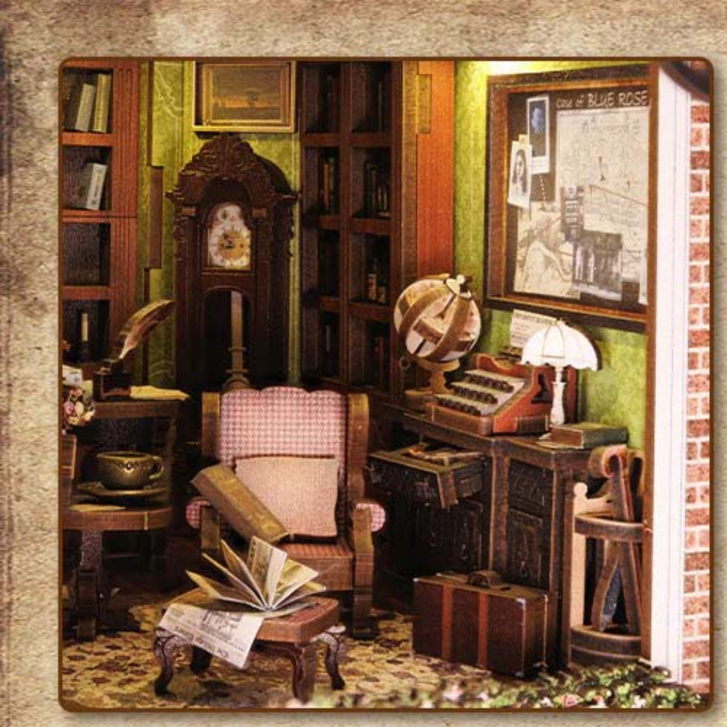 Book Nook Rose Detective Agency - Book Nook Studio