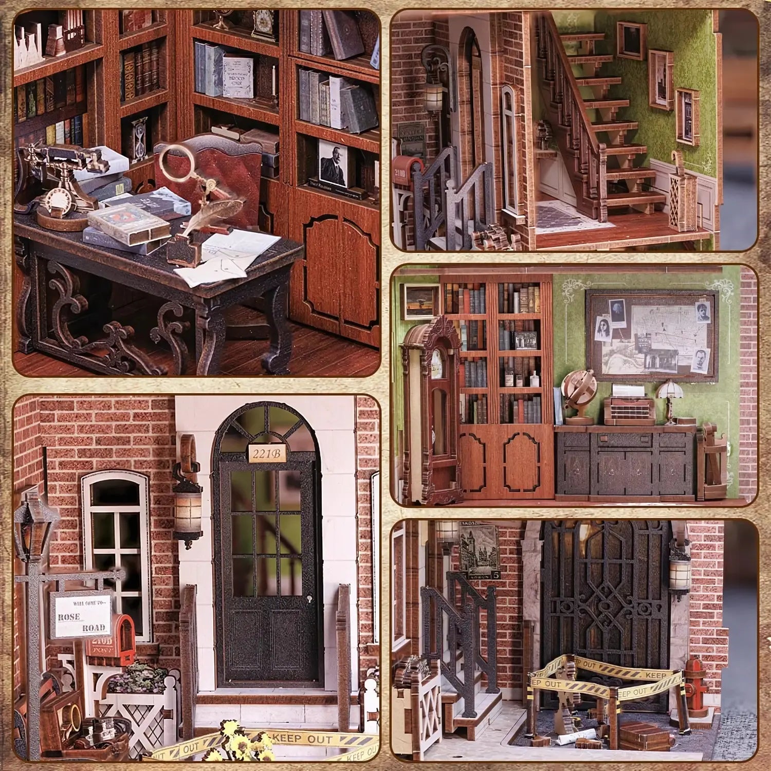 Book Nook Rose Detective Agency - Book Nook Studio