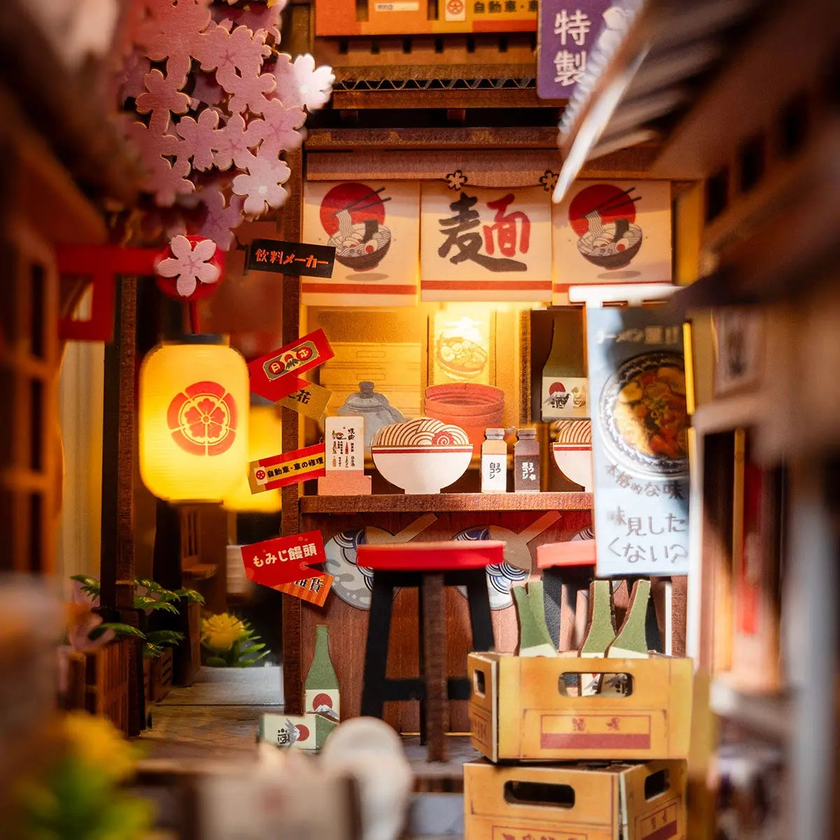 Book Nook Sakura Wine Alley - Book Nook Studio