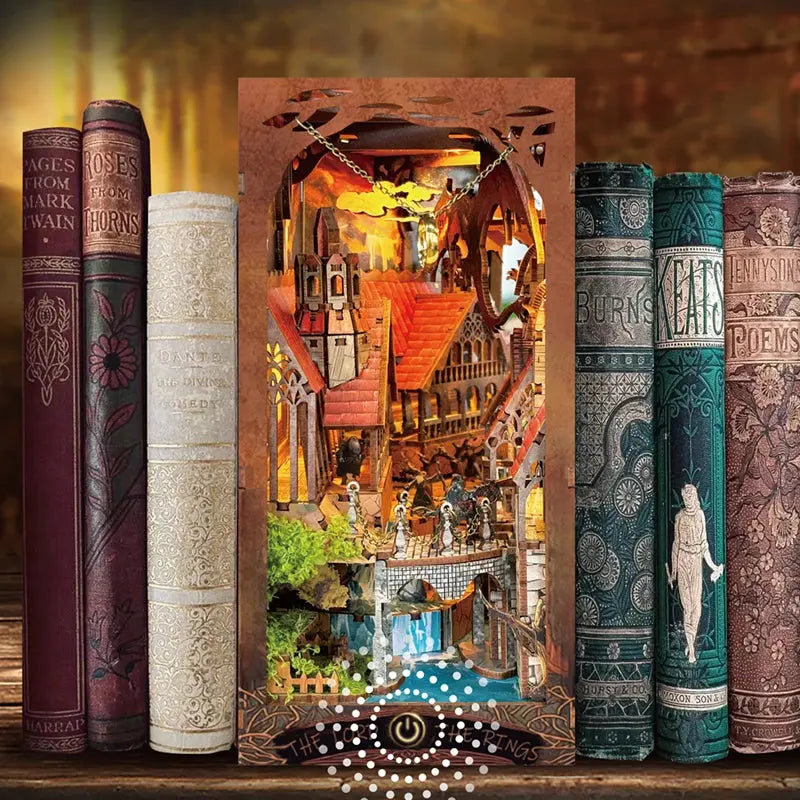 Book Nook Spirit Valley of The Magic Ring - Book Nook Studio