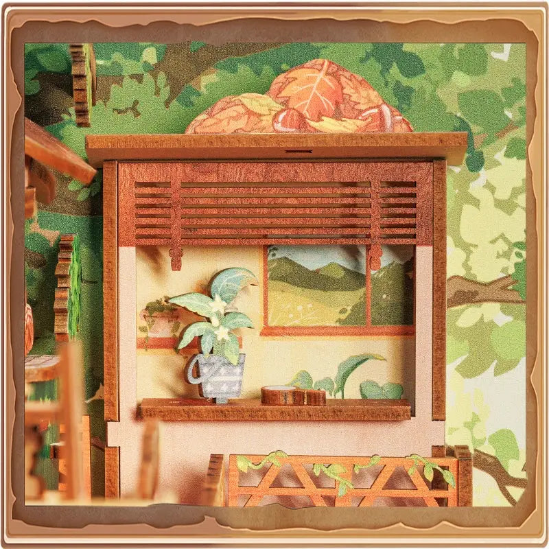 Book Nook Squirrel Collector - Book Nook Studio
