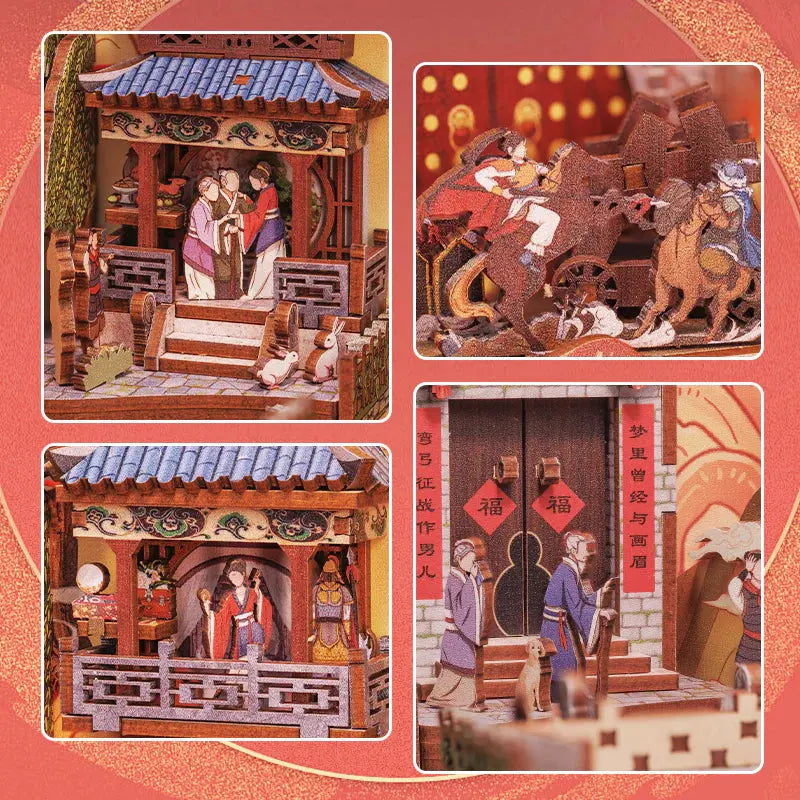 Book Nook The Legend of Mulan - Book Nook Studio