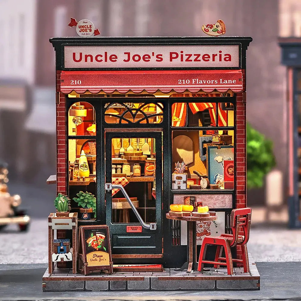 Book Nook Uncle Joe’s Pizzeria - Book Nook Studio