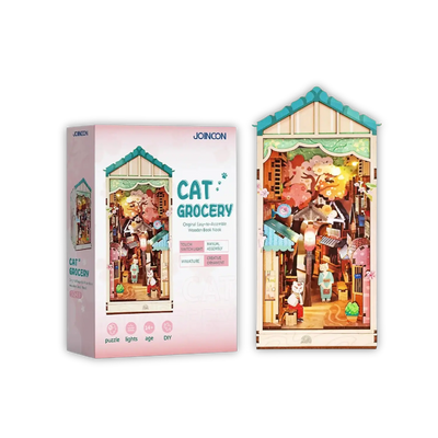 Book Nook Cat Grocery - Book Nook Studio