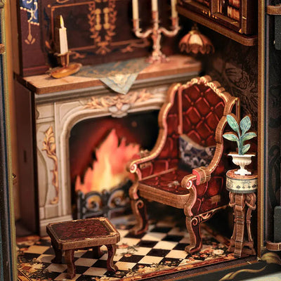 Book Nook Count Cat’s Study - Book Nook Studio