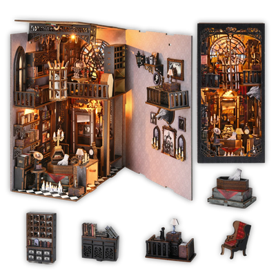 Book Nook Dark Family - Book Nook Studio