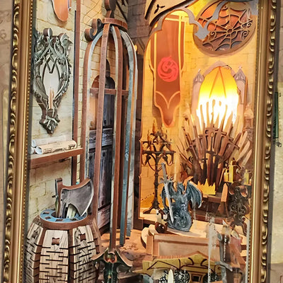 Book Nook Dragon Castle - Book Nook Studio