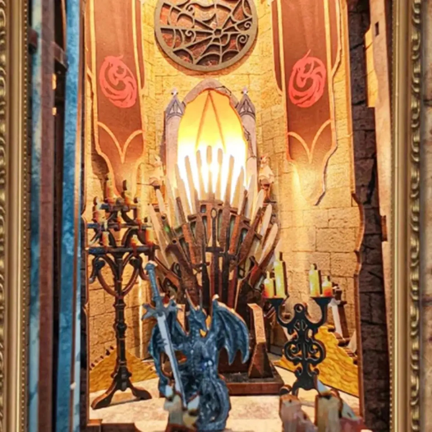 Book Nook Dragon Castle - Book Nook Studio