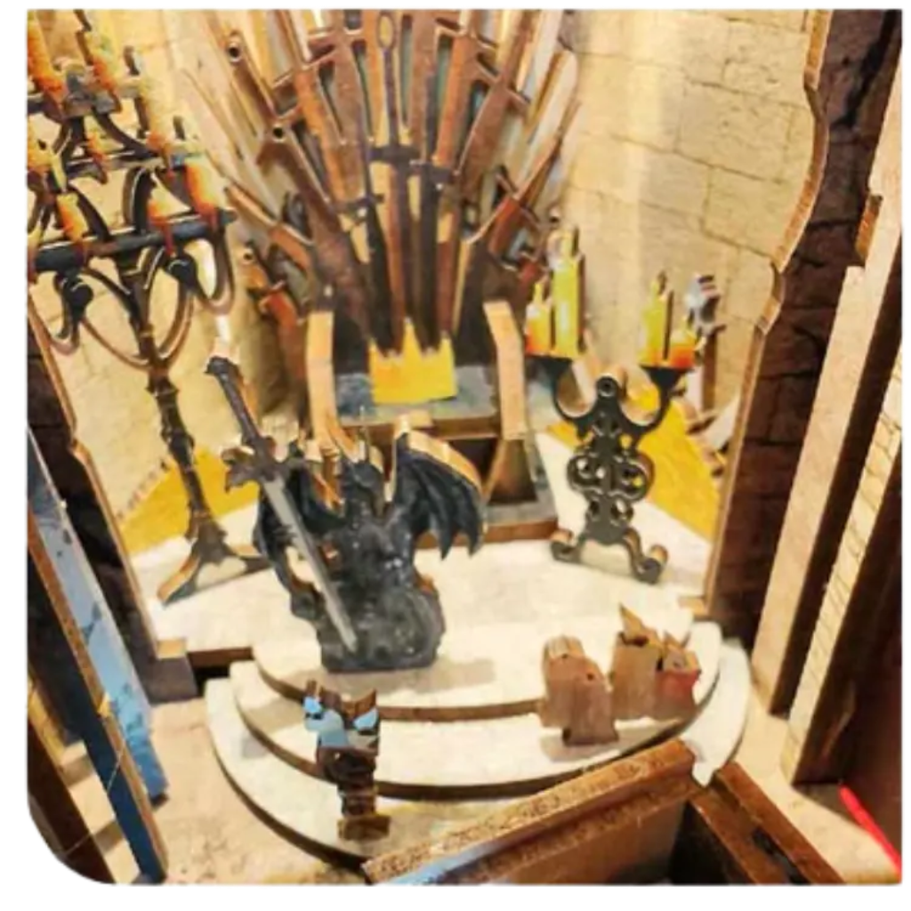 Book Nook Dragon Castle - Book Nook Studio