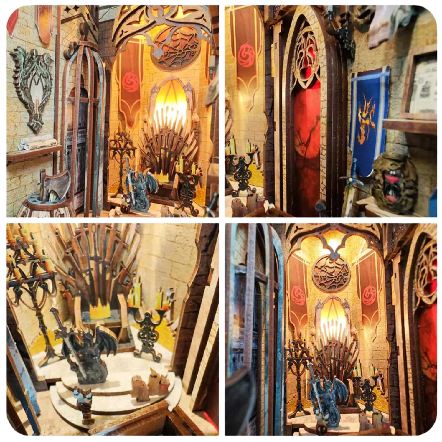 Book Nook Dragon Castle - Book Nook Studio