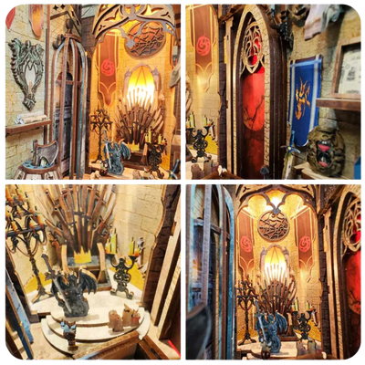 Book Nook Dragon Castle - Book Nook Studio