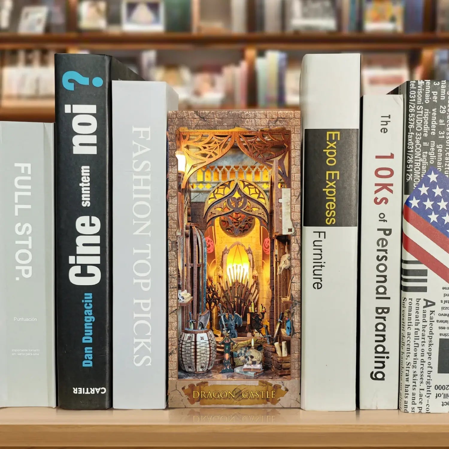 Book Nook Dragon Castle - Book Nook Studio