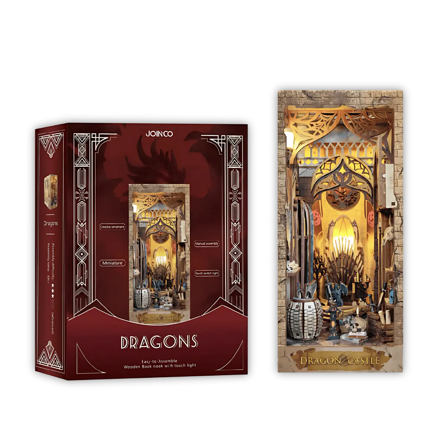 Book Nook Dragon Castle - Book Nook Studio