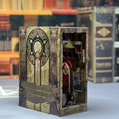 Book Nook Dragon Castle - Book Nook Studio