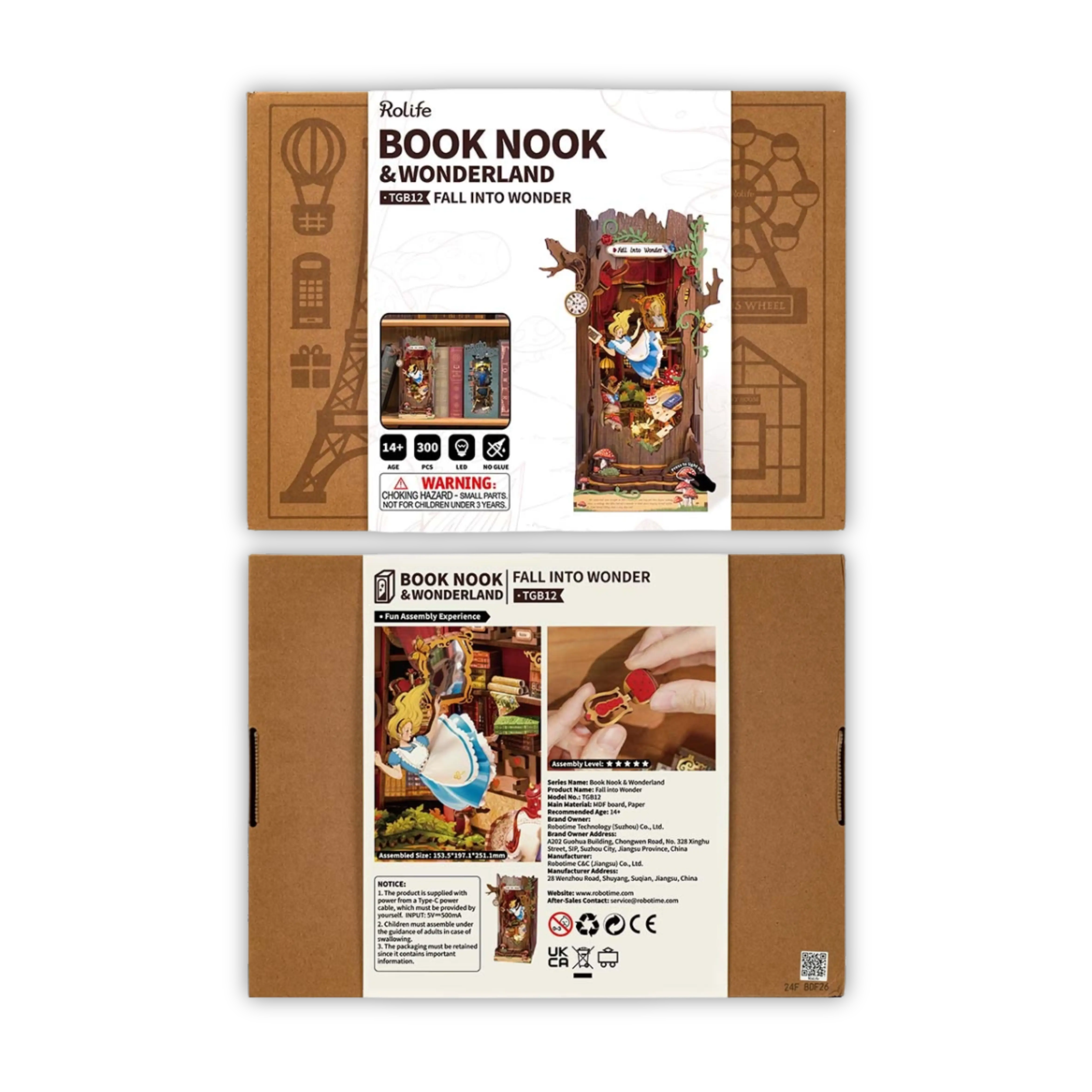 Book Nook Fall Into Wonder - Book Nook Studio