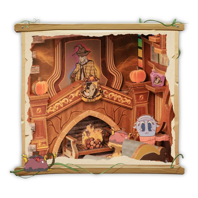 Book Nook Fantastic Animal Common Room - Book Nook Studio
