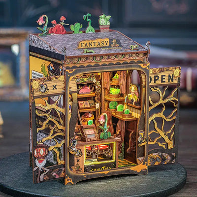 Book Nook Fantasy Plant Shop - Book Nook Studio