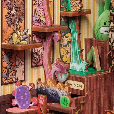 Book Nook Fantasy Plant Shop II - Book Nook Studio
