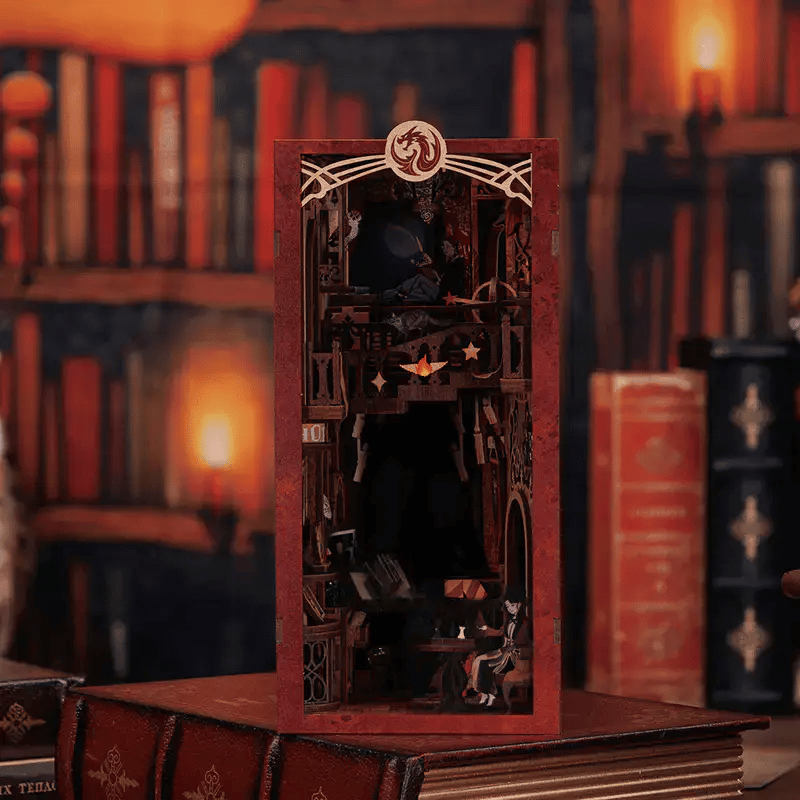 Book Nook Flame Common Room - Book Nook Studio