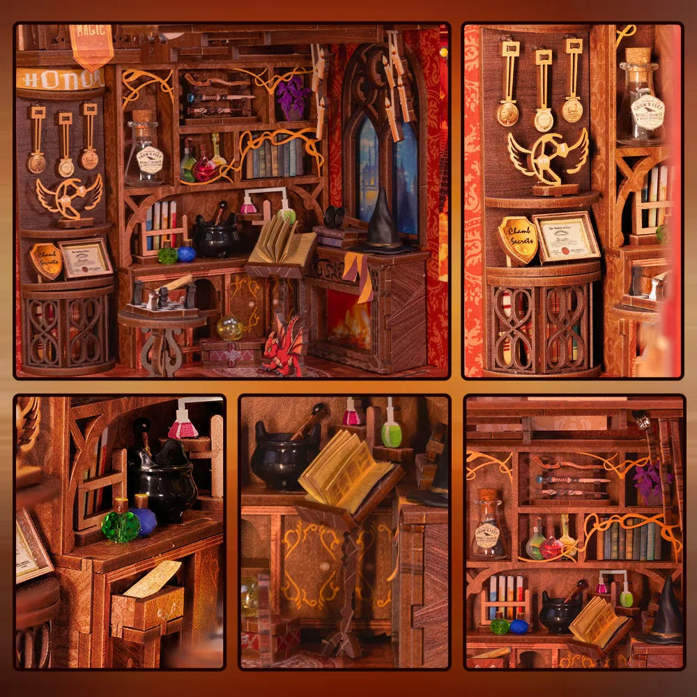Book Nook Flame Common Room - Book Nook Studio