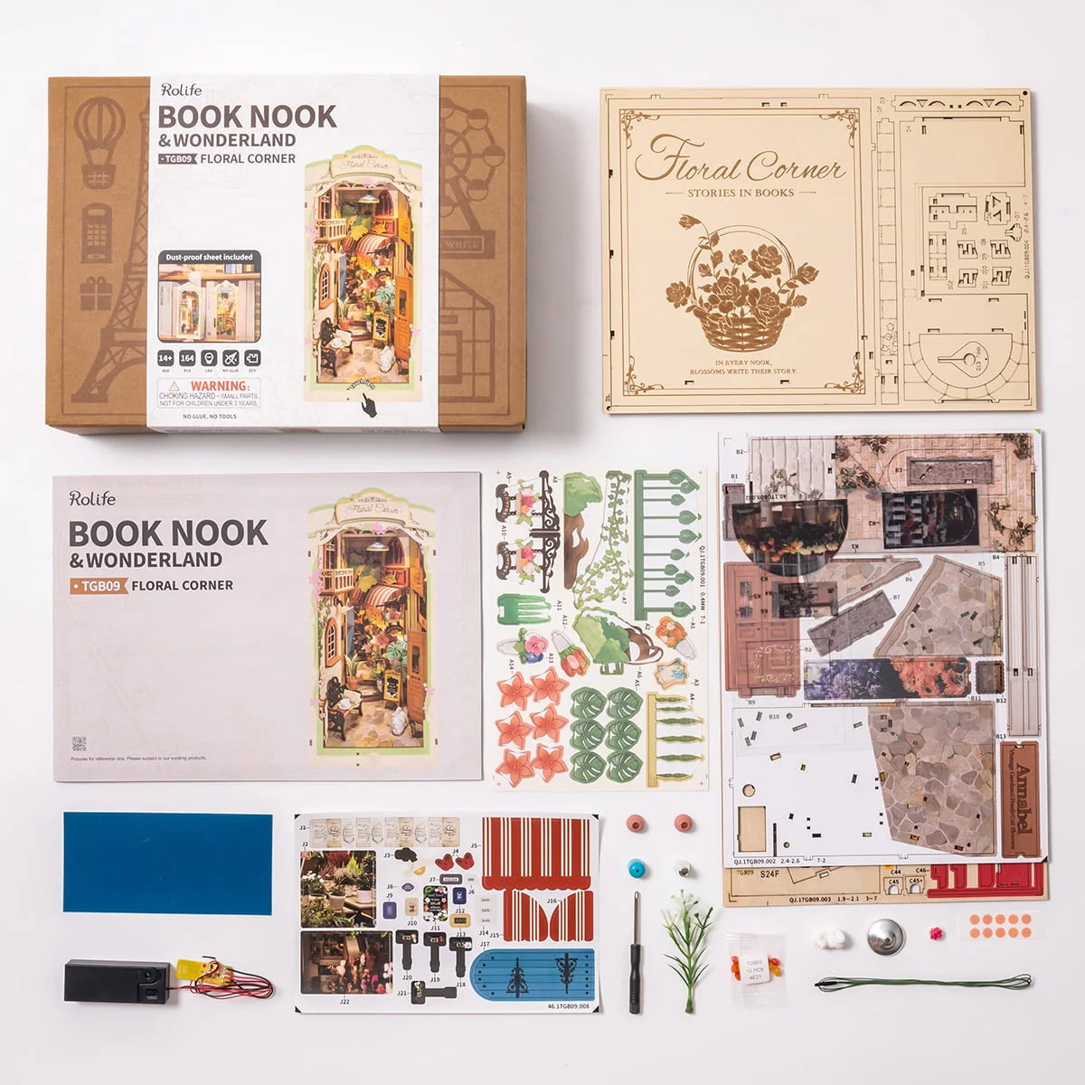 Book Nook Floral Corner - Book Nook Studio