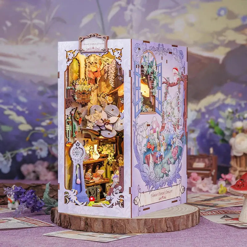 Book Nook Flower Forest Concert - Book Nook Studio