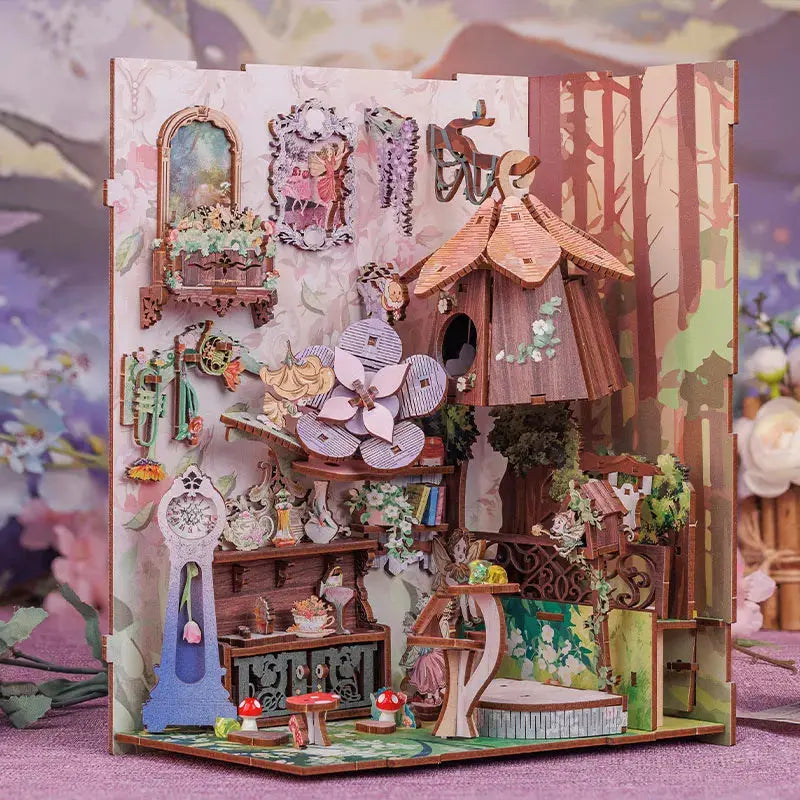 Book Nook Flower Forest Concert - Book Nook Studio