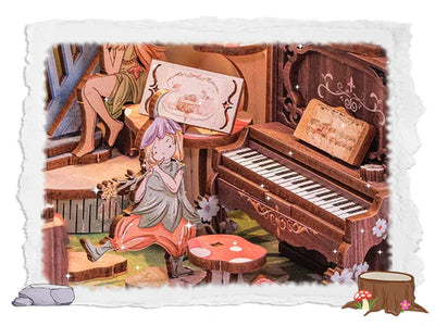 Book Nook Flower Forest Concert - Book Nook Studio