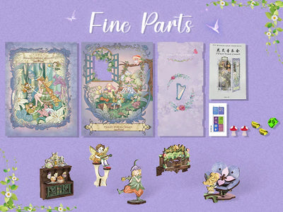 Book Nook Flower Forest Concert - Book Nook Studio