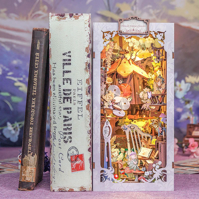 Book Nook Flower Forest Concert - Book Nook Studio