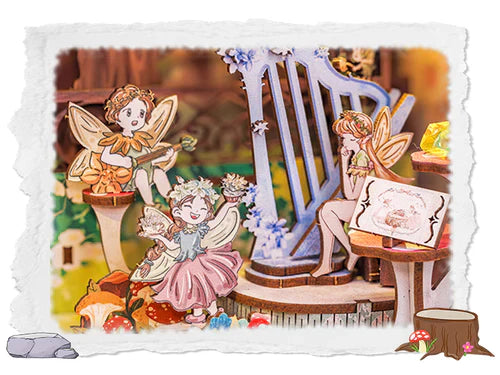 Book Nook Flower Forest Concert - Book Nook Studio