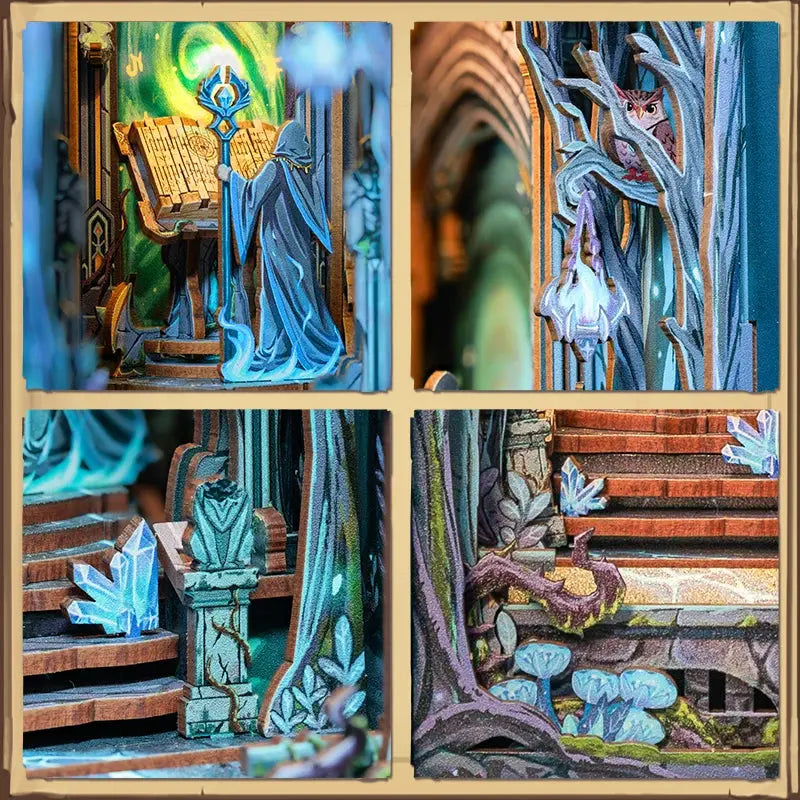 Book Nook Gate of Wonderland - Book Nook Studio