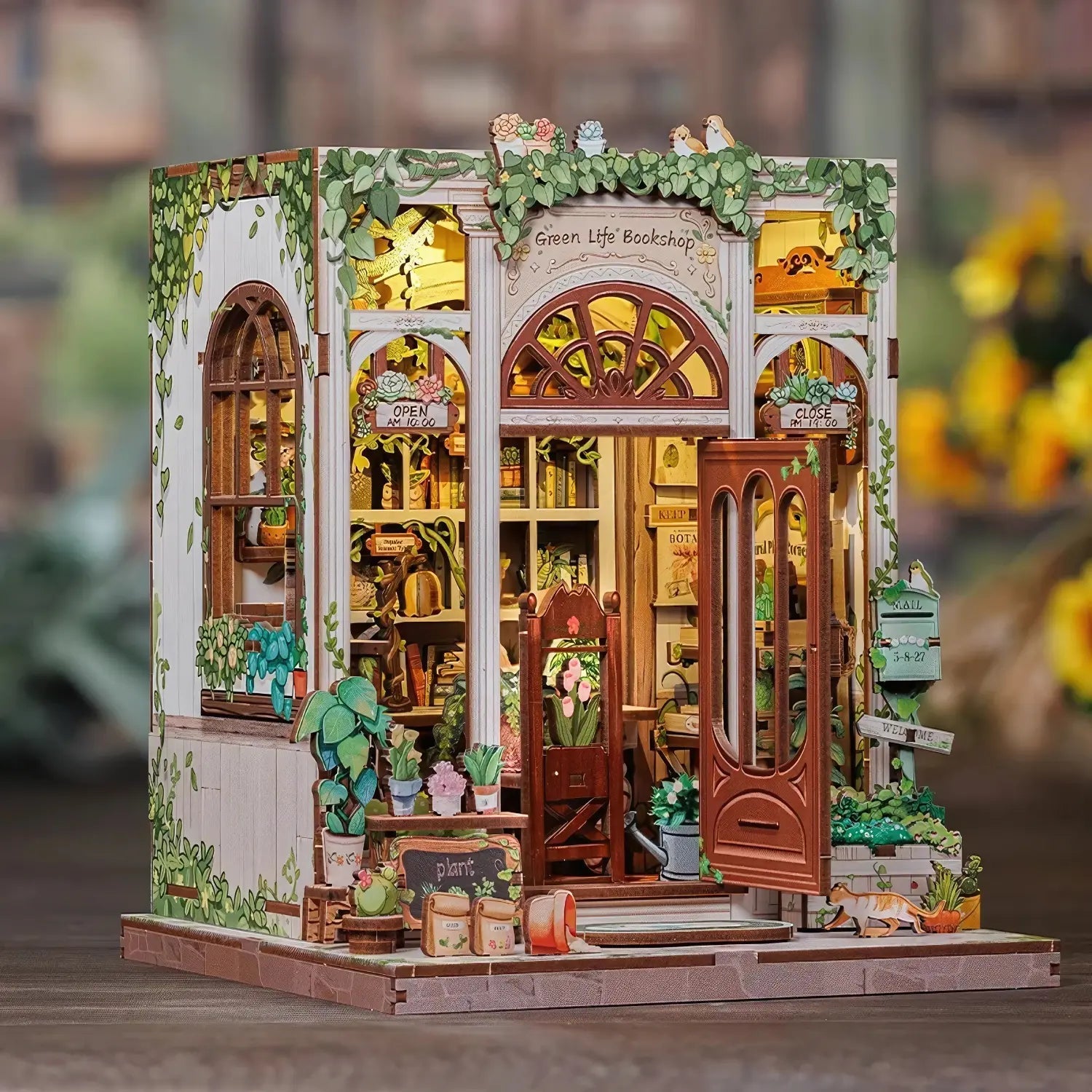 Book Nook Green Life Bookshop - Book Nook Studio