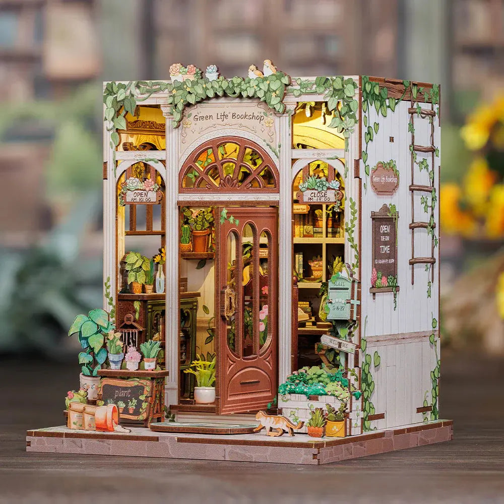 Book Nook Green Life Bookshop - Book Nook Studio