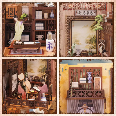 Book Nook Ink Rhyme Bookstore - Book Nook Studio