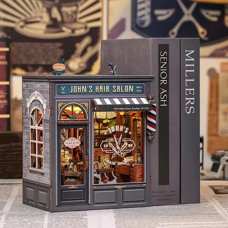 Book Nook John’s Hair Salon - Book Nook Studio
