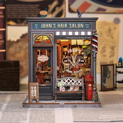 Book Nook John’s Hair Salon - Book Nook Studio