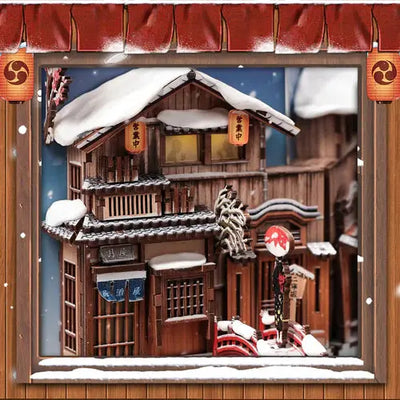 Book Nook Kyoto Snow Whisper - Book Nook Studio
